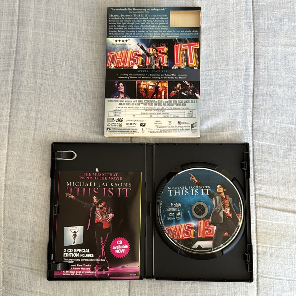 Michael Jackson’s THIS IS IT Discover The Man You Never Knew DVD Sony 2010 EXC! - Picture 4 of 12